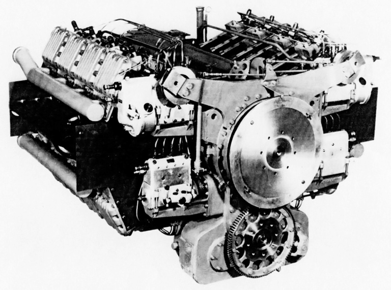 SGP Sla 16 (Porsche Type 203) X16 Tank Engine Old