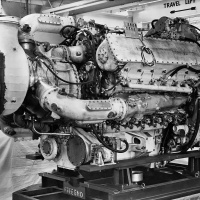 Napier Deltic Opposed-Piston Diesel Engine